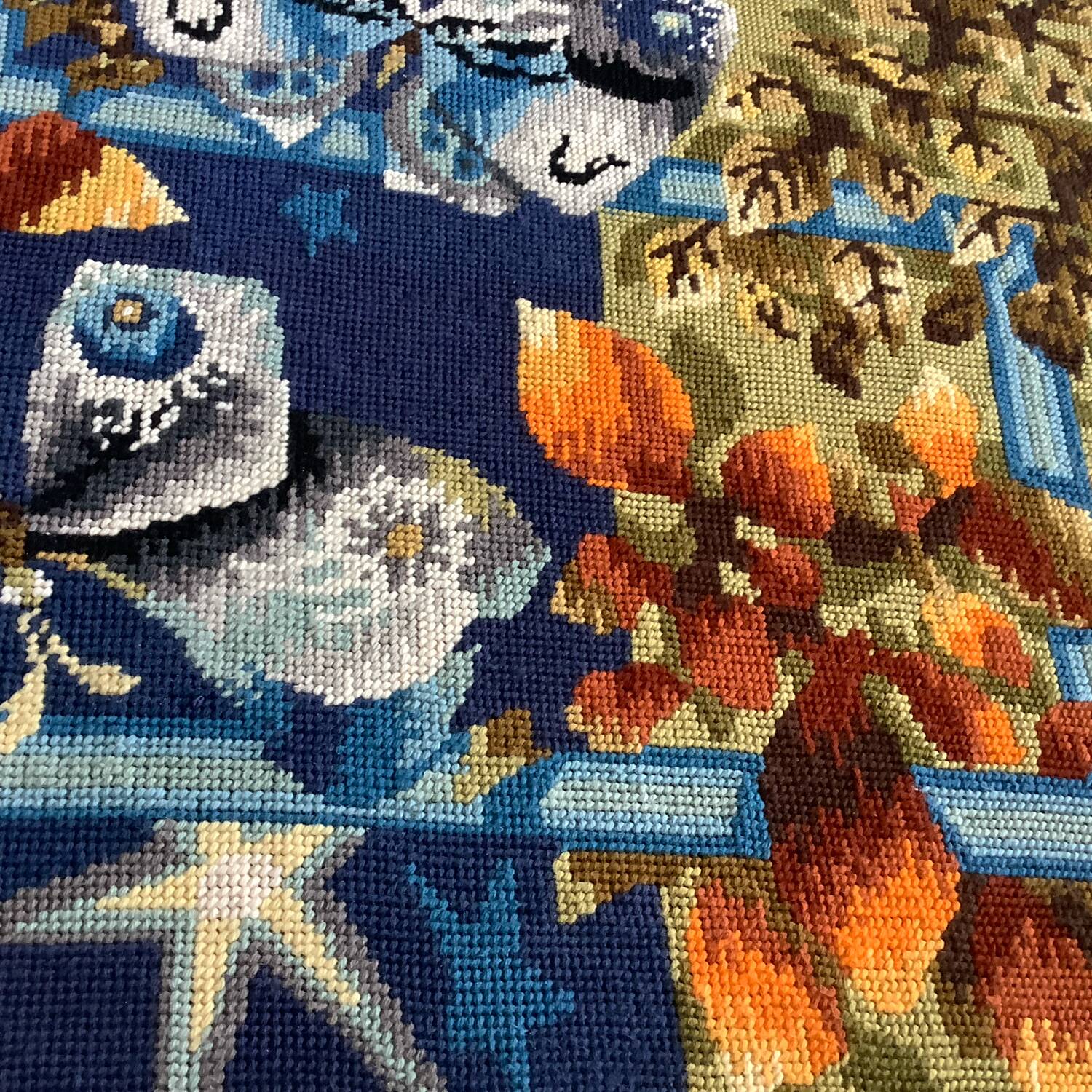 Tapestry Stars Butterflies 60's Dlg J. Lurcat Picard Le Doux France