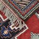 Vintage Caucasian Kazak Carpet Area Rug- 207x227cm