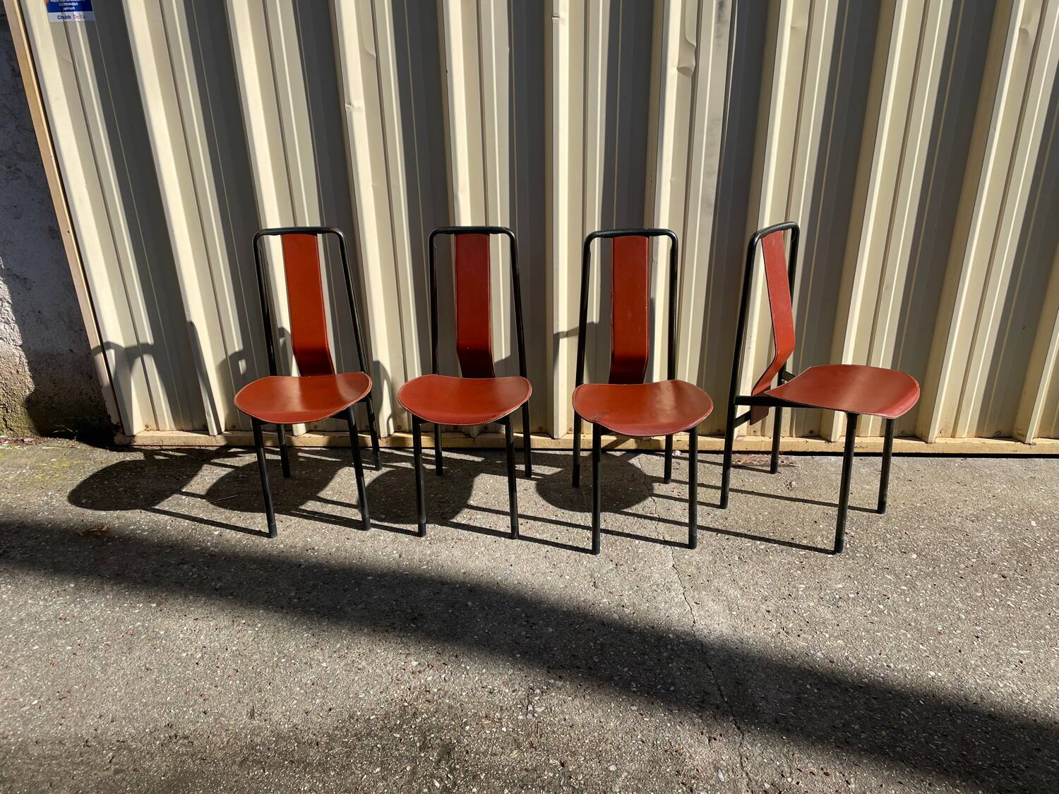 4 Irma chairs by Achille Castiglioni for Zanotta