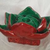 Pair of ceramic candle holders