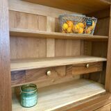 Walnut Bonnetière wardrobe