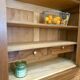 Walnut Bonnetière wardrobe