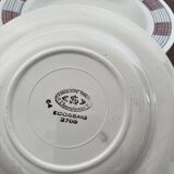 Set of 10 L'Amandinoise soup plates