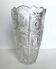 Carved crystal vase