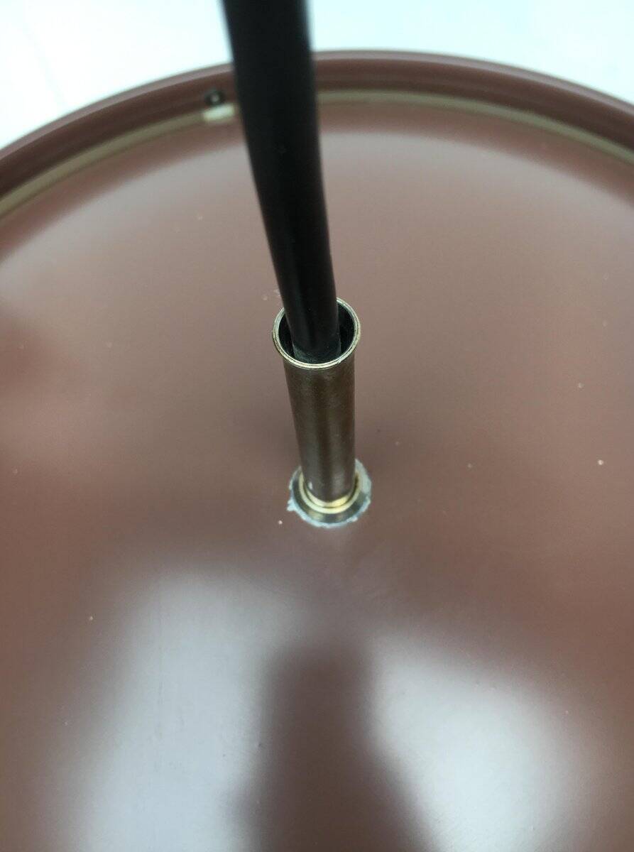 Vintage Danish suspension light Frederiksdal by Poul Lund-Jensen Holmegaard