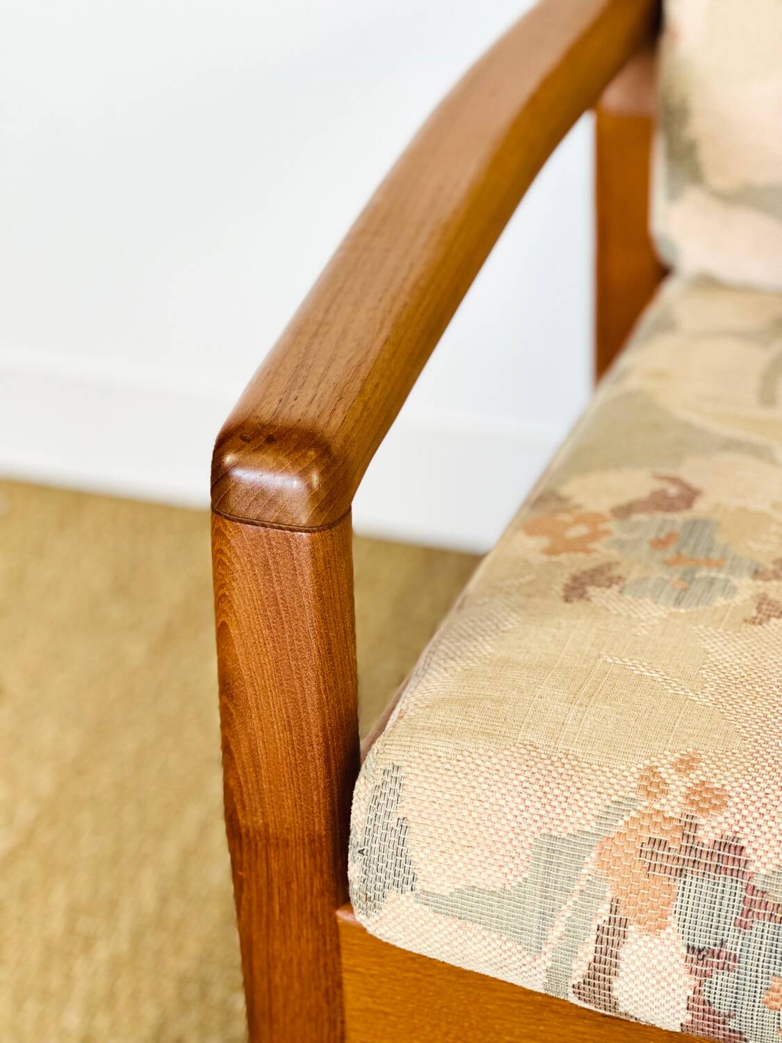 Banquette danoise en teck dyrlund