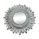 Miroir soleil en fer blanc - 48cm