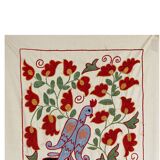 Vintage Turkish rug hand-knotted 50x92 cm