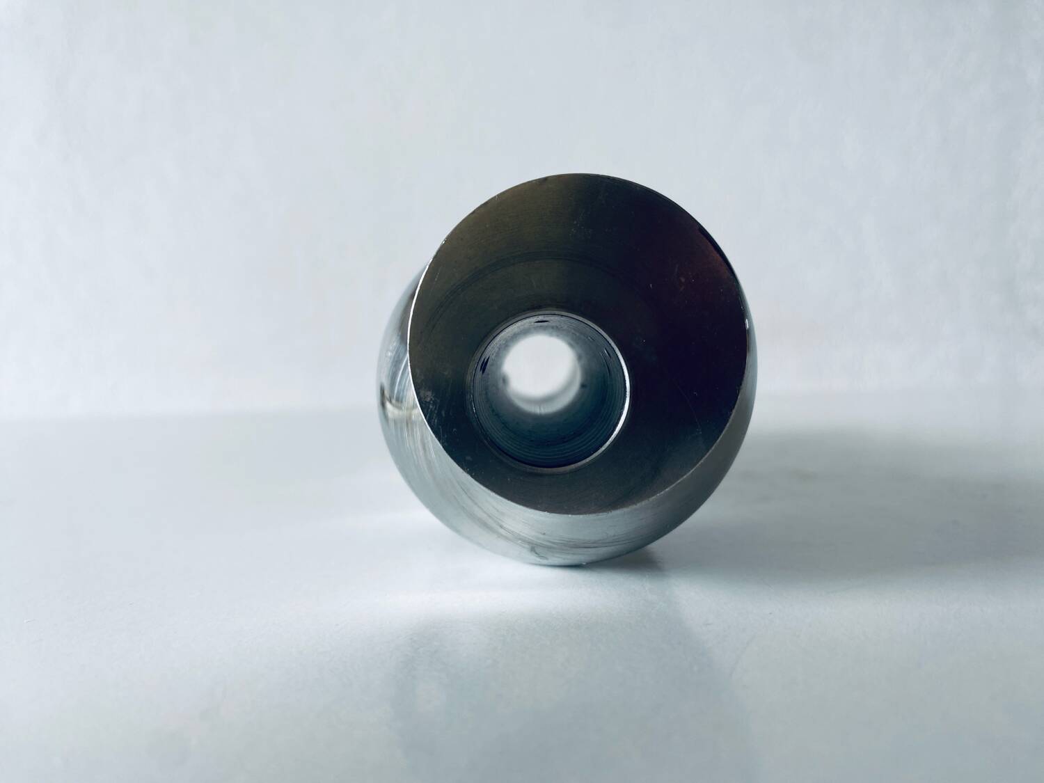 Bougeoir design torsadé