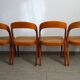 4 chaises Gondole de Baumann, années 70