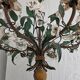 Chandelier with floral decoration