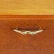 Gio Ponti bedside table in maple and walnut, La Permanente Mobili Cantù, 1940s