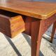 Pine farmhouse table ● Honey patina & Zebra grain
