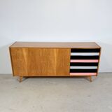 U460 Sideboard with Colored Drawers, Jiří Jiroutek