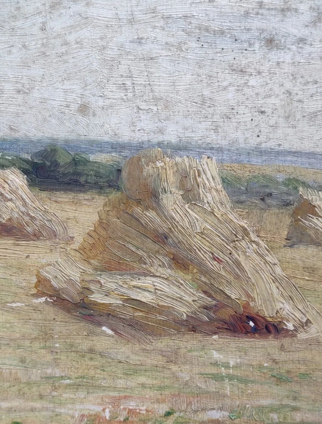 Impressionist painting The Millstones XIXth