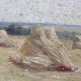 Impressionist painting The Millstones XIXth