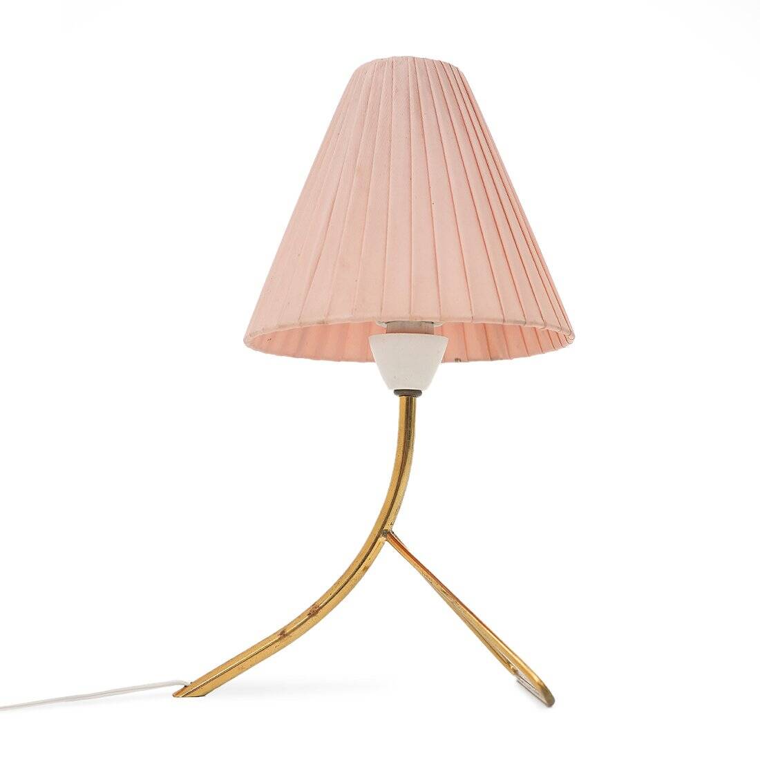 Brass table lamp, 1950s
