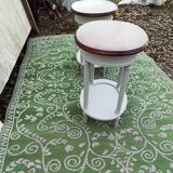 Pair of oval bedside tables
