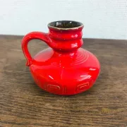 Vase, pichet rouge vintage West Germany