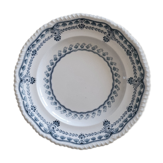 English earthenware plate