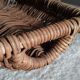 Vintage basket in braided wicker