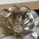 Murano Ruffled Bowl/Centerpiece, Pearly Iridescent Taupe Color. Diameter 24.5 cm