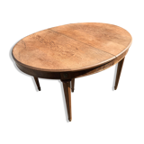 Oval oak dining table