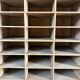 Large workshop sorting cabinet made of solid oak