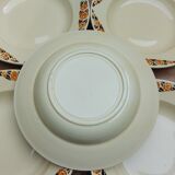 7 assiettes creuses vintage