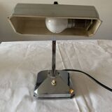 Chrome metal desk lamp