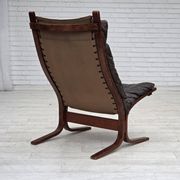 1970s, Norwegian design by Ingmar Relling, model "Siesta", leather.