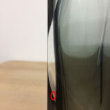 Vase Sommerso smoked glass soliflore, Murano