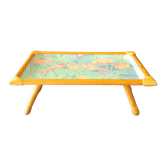 Rattan and fiberglass top
