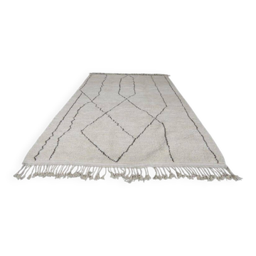Tapis en laine pure fait main traditionnelle taille 150 x 250 cm