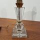 Cut glass lamp base from the 1940s