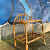 Rattan bedside table