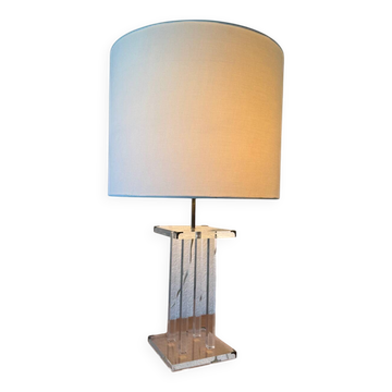 Lampe plexi David Lange années 70