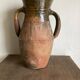 XL vase jar amphora in glazed terracotta