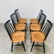 6 Fanett chairs by Ilmari Tapiovaara, Scandinavian, 1960s