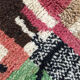 Moroccan Berber boujaad ecru carpet with colorful patterns 303x197cm