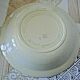 Flat hollow round old earthenware hbcm model queen 28.5 cm