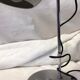 Vintage chrome ball table lamp