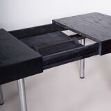 Restored Bauhaus Extendable Dining Table, Oak Veneer, Czechia, 1930s