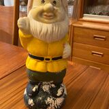 Ancient terracotta garden gnome