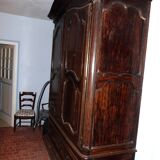 Louis XIV period walnut wardrobe