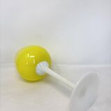 Yellow vase in Empoli opaline