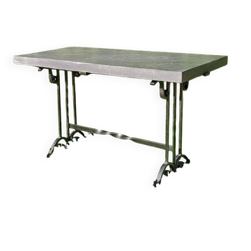 Slate coffee table