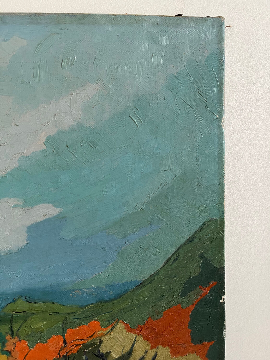 "The Cabin" oil on canvas, 1957