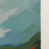 "The Cabin" oil on canvas, 1957