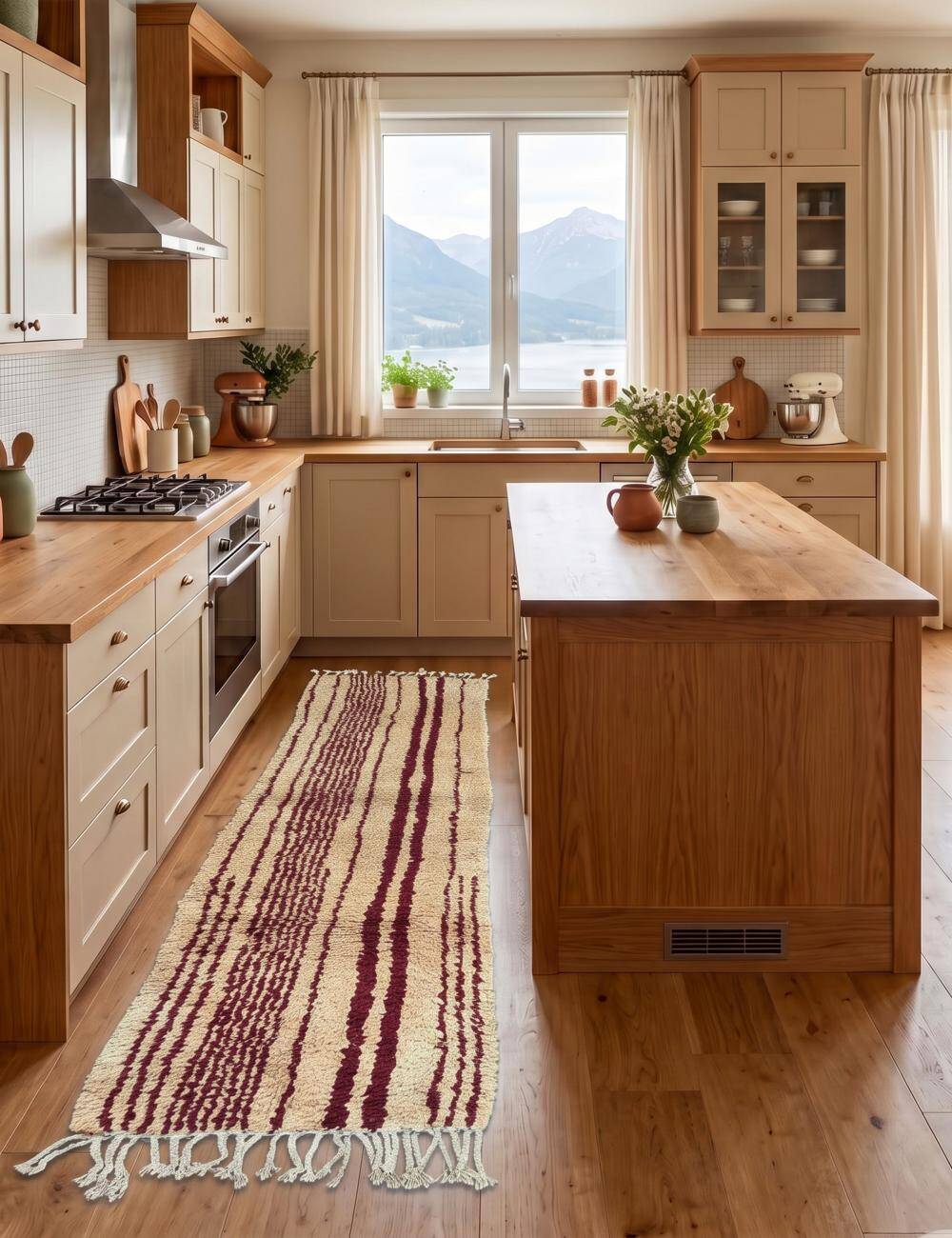 Berber Corridor Rug - 284 x 85 cm